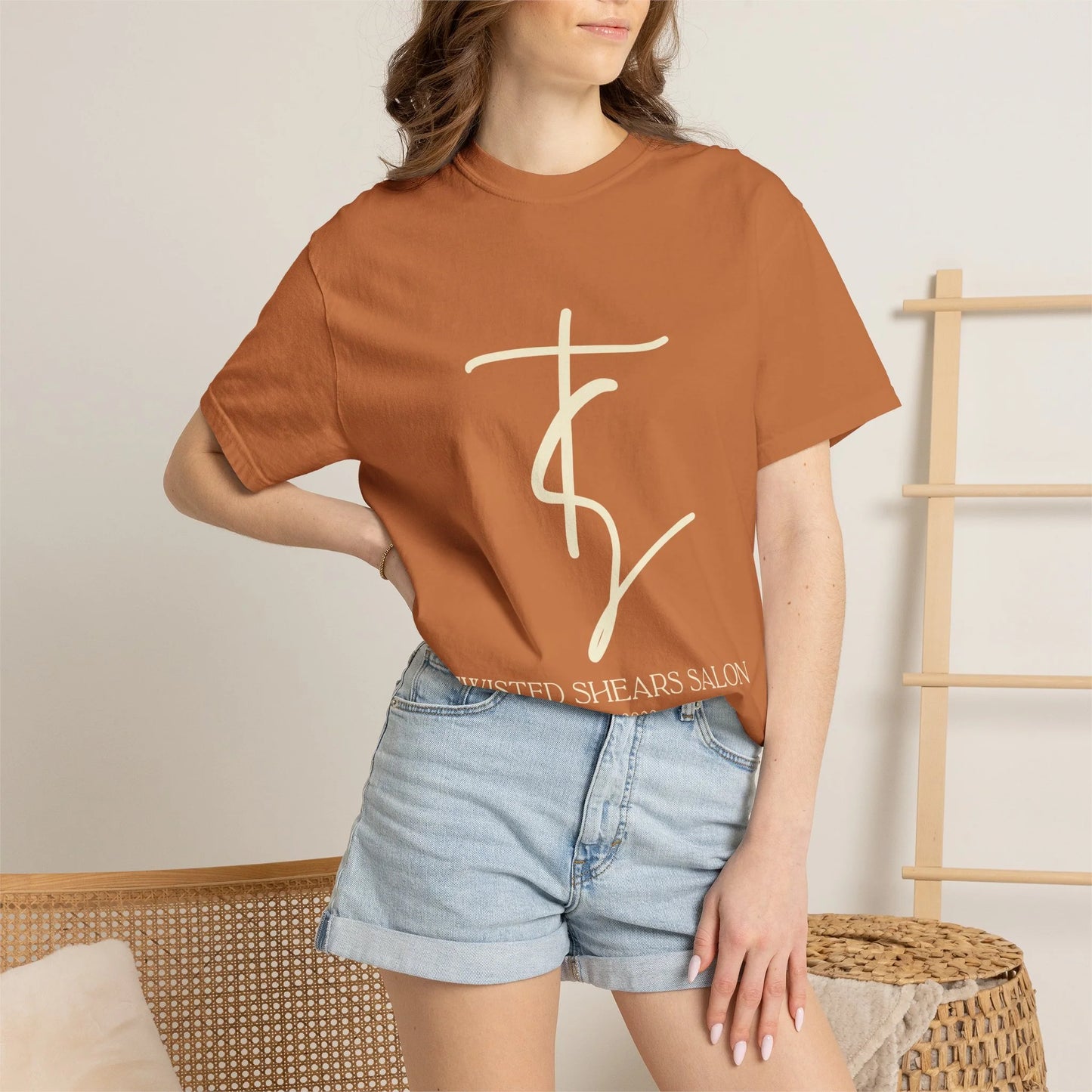 The Signature Tee - Yam & Ivory