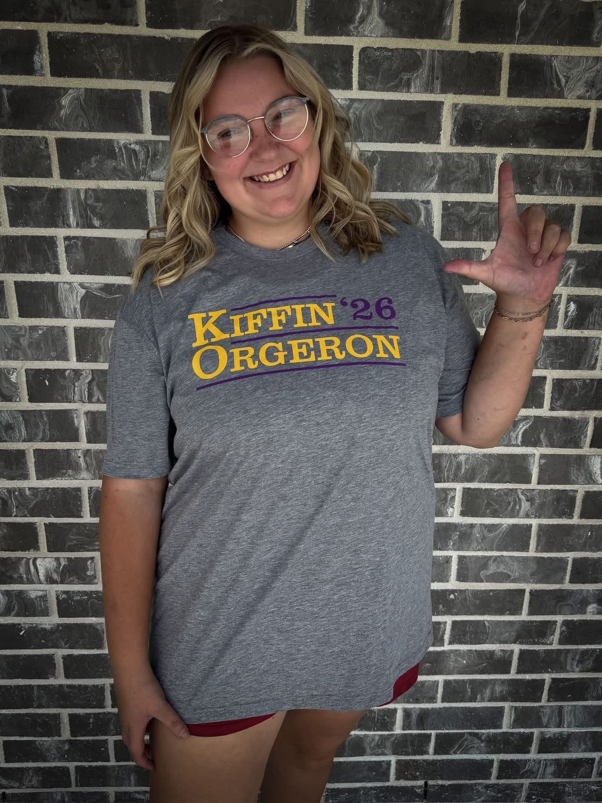 Kiffin ’26 Orgeron LSU Football Graphic Tee | Louisiana Game Day Shirt